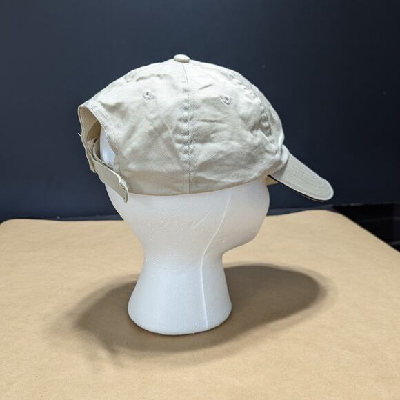 Vintage Y2K NASCAR Jimmie Johnson Baseball Cap Hat Tan Khaki Cars Racing 2000s - Picture 3 of 4